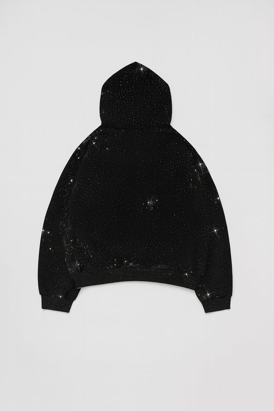 ICED ERA Streetwear Rhinestone Design Loose Hoodie